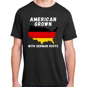 American Grown With German Roots, Germany Pride Germany USA Adult ChromaSoft Performance T-Shirt