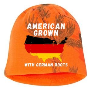 American Grown With German Roots, Germany Pride Germany USA Kati - Camo Knit Beanie