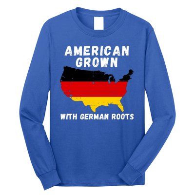 American Grown With German Roots, Germany Pride Germany USA Long Sleeve Shirt