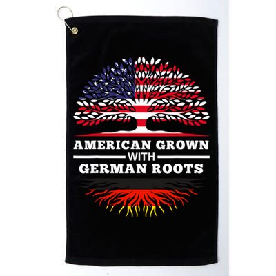 American Grown With German Roots Family Heritage Germany Golf Towel