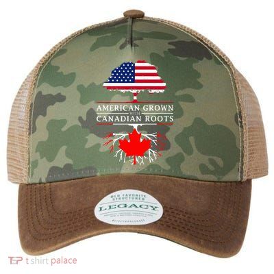 American Grown With Canadian Roots Canada Legacy Tie Dye Trucker Hat