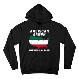 American Grown With Mexican Roots, Mexican Pride Mexican USA Hoodie