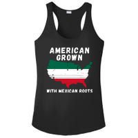 American Grown With Mexican Roots, Mexican Pride Mexican USA Ladies PosiCharge Competitor Racerback Tank