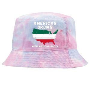 American Grown With Mexican Roots, Mexican Pride Mexican USA Tie-Dyed Bucket Hat