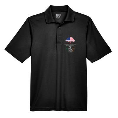 American Grown with Irish Roots Ireland Men's Origin Performance Pique Polo