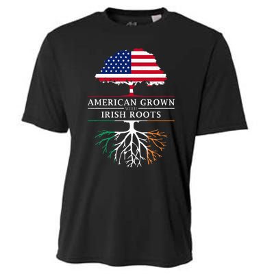 American Grown with Irish Roots Ireland Cooling Performance Crew T-Shirt