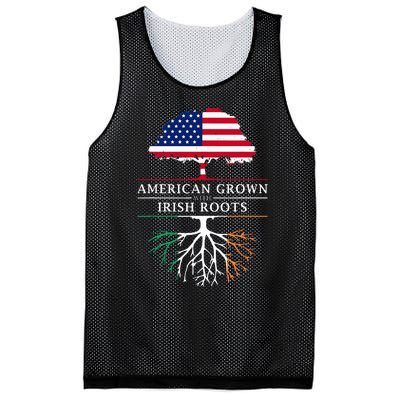 American Grown with Irish Roots Ireland Mesh Reversible Basketball Jersey Tank