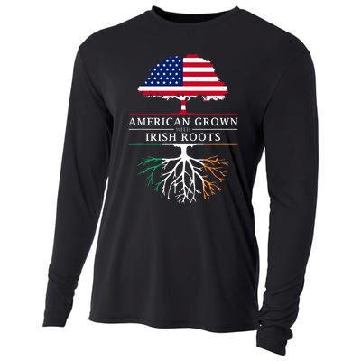 American Grown with Irish Roots Ireland Cooling Performance Long Sleeve Crew