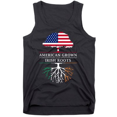 American Grown with Irish Roots Ireland Tank Top