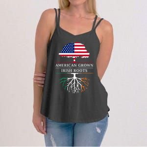 American Grown with Irish Roots Ireland Women's Strappy Tank