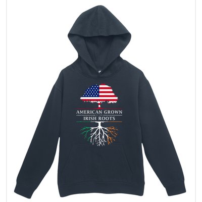 American Grown with Irish Roots Ireland Urban Pullover Hoodie