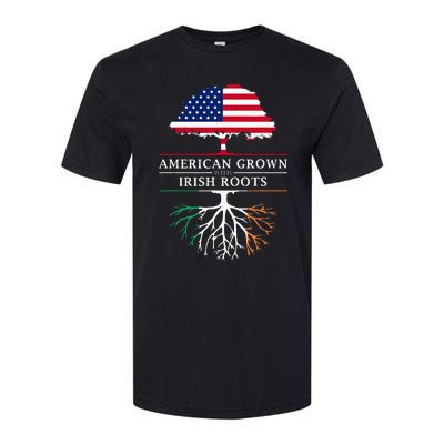 American Grown with Irish Roots Ireland Softstyle CVC T-Shirt