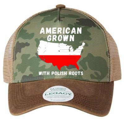 American Grown With Polish Roots, Polish Pride Poland USA Legacy Tie Dye Trucker Hat