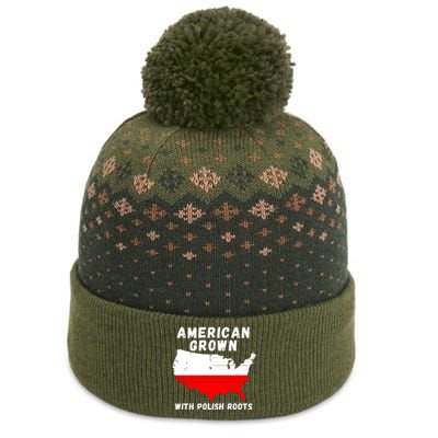 American Grown With Polish Roots, Polish Pride Poland USA The Baniff Cuffed Pom Beanie