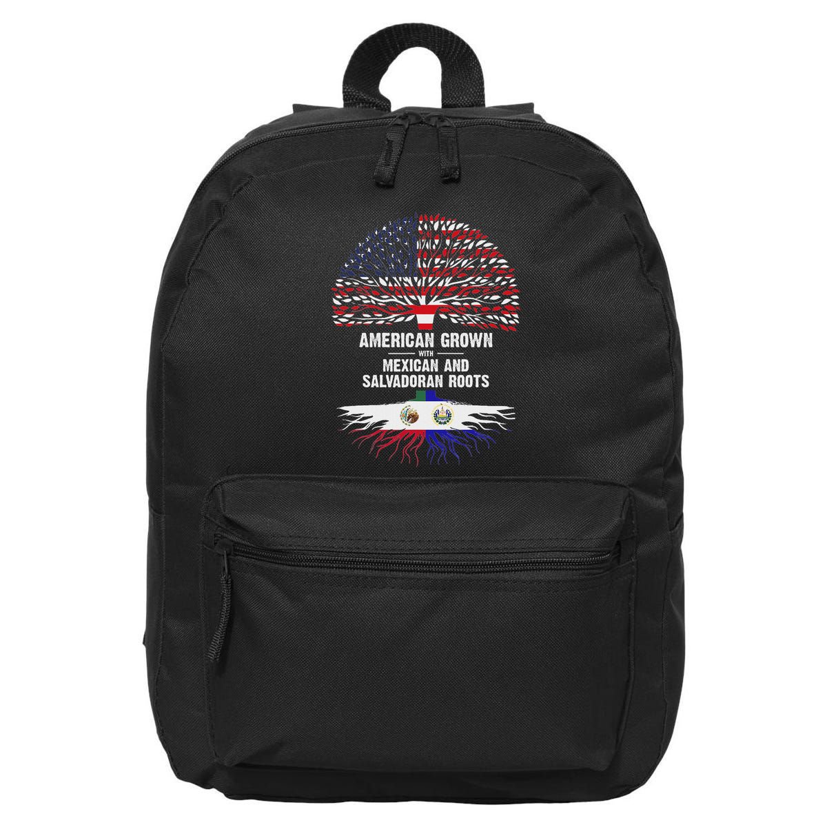 American Grown With Mexican Salvadoran Roots 16 in Basic Backpack