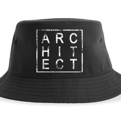 Architect Graduation Wo Architects Square Sustainable Bucket Hat