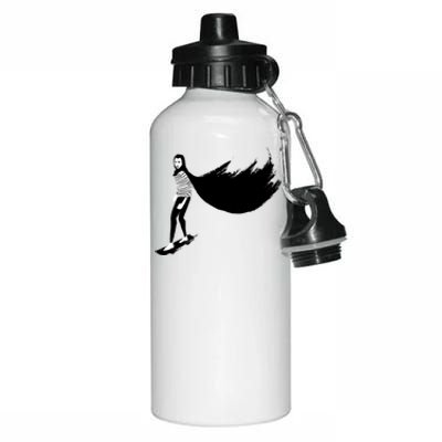 A Girl Walks Home Alone At Night Aluminum Water Bottle 