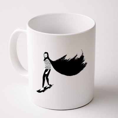 A Girl Walks Home Alone At Night Coffee Mug