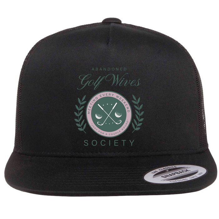 Abandoned Golf Wives Society Gift Flatbill Hat