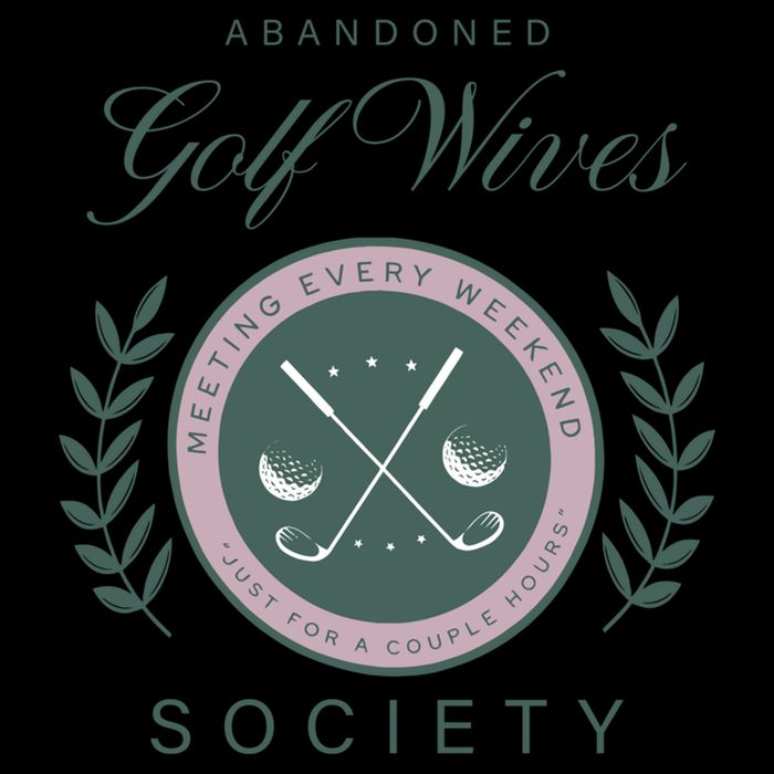 Abandoned Golf Wives Society Gift Flatbill Hat