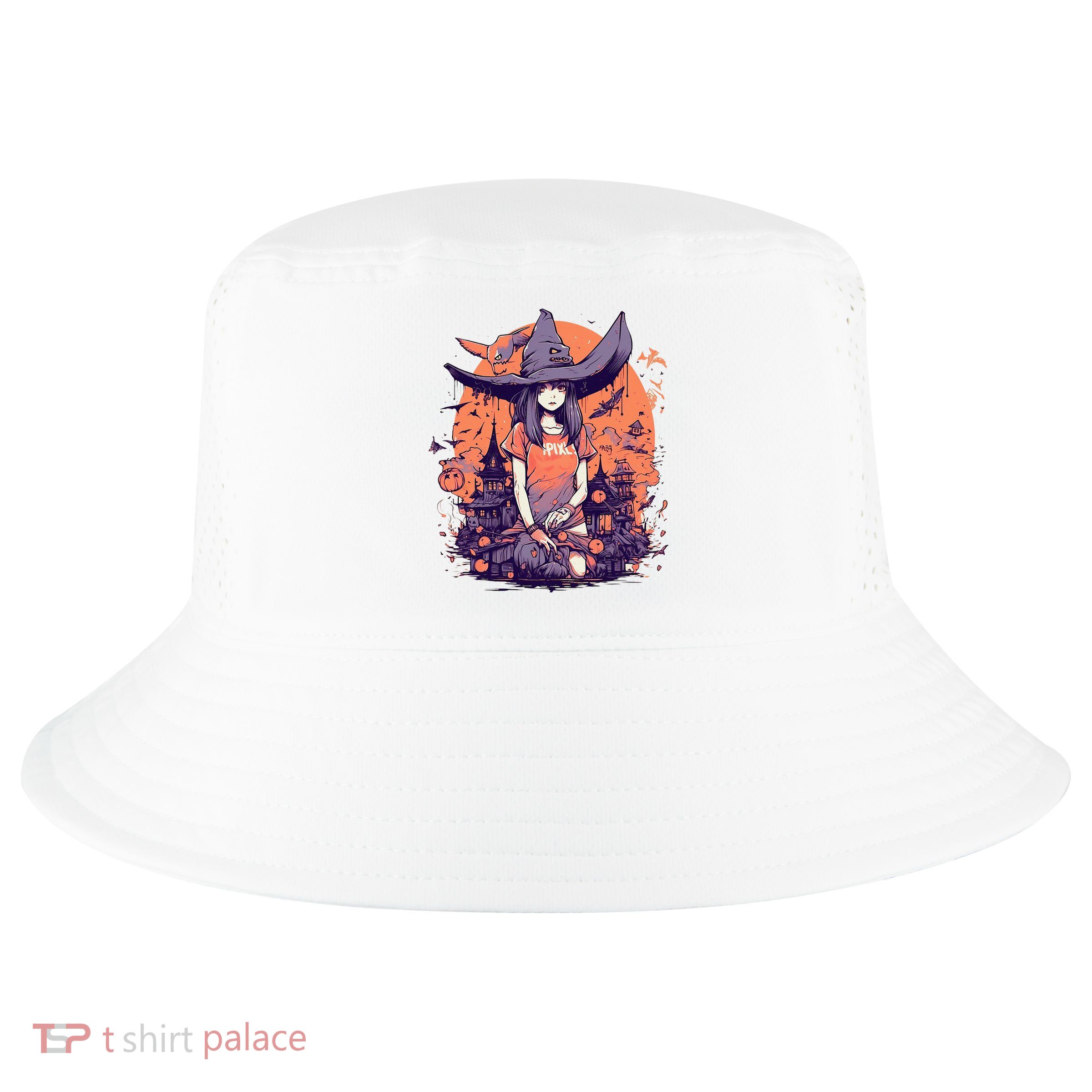 Anime Girl Witch Hat Halloween Costume Otaku Cool Comfort Performance Bucket Hat