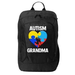 Autism Grandmas Women Grandma Autism Gift City Backpack