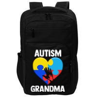 Autism Grandmas Women Grandma Autism Gift Impact Tech Backpack