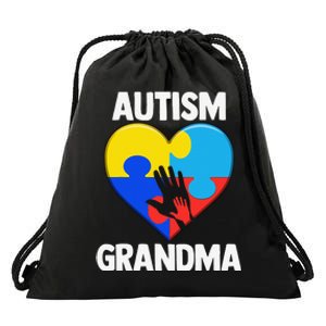 Autism Grandmas Women Grandma Autism Gift Drawstring Bag