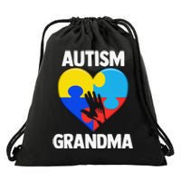 Autism Grandmas Women Grandma Autism Gift Drawstring Bag