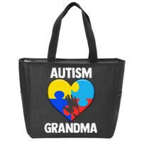 Autism Grandmas Women Grandma Autism Gift Zip Tote Bag