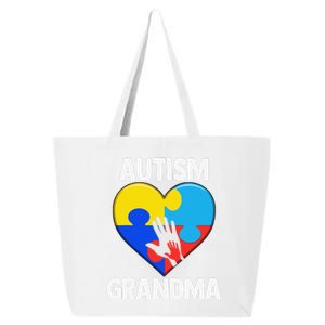 Autism Grandmas Women Grandma Autism Gift 25L Jumbo Tote