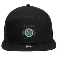 Abandoned Golf Wives Society 7 Panel Mesh Trucker Snapback Hat