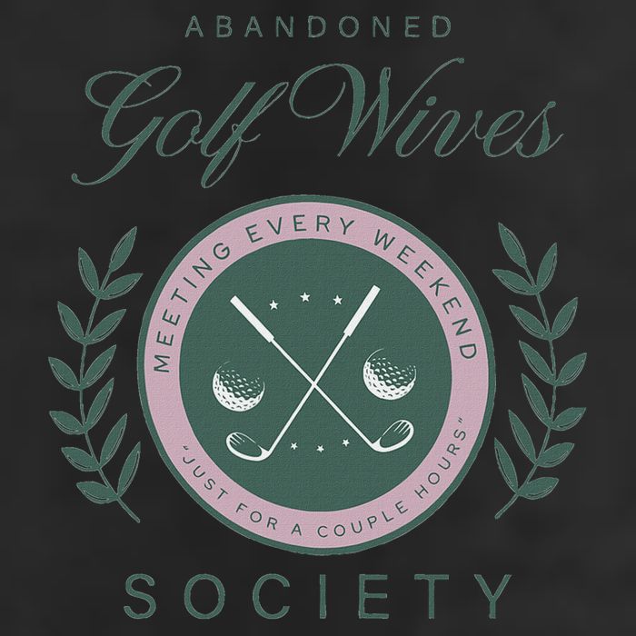 Abandoned Golf Wives Society 7 Panel Mesh Trucker Snapback Hat