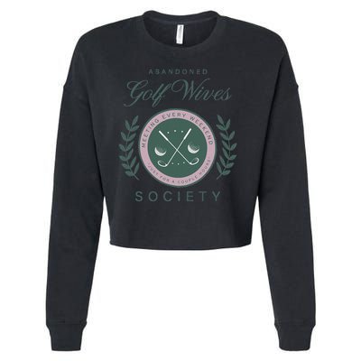 Abandoned Golf Wives Society Cropped Pullover Crew