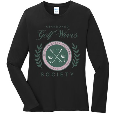 Abandoned Golf Wives Society Ladies Long Sleeve Shirt