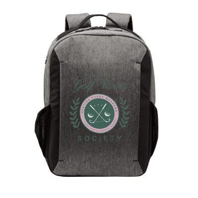Abandoned Golf Wives Society Vector Backpack