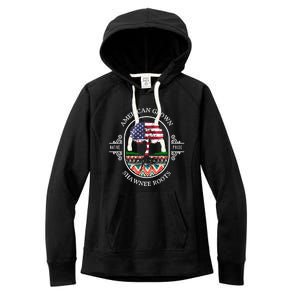 American Grown With Shawnee Tribe Roots Native Indian Pride Cool Gift Women's Fleece Hoodie