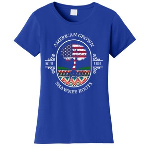 American Grown With Shawnee Tribe Roots Native Indian Pride Cool Gift Women's T-Shirt