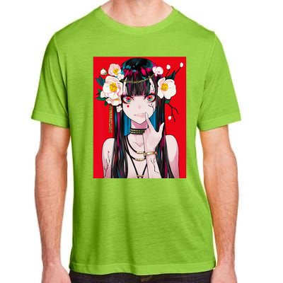 Anime Girl Waifu Japanese Aesthetic Kawaii Otaku Weeb Adult ChromaSoft Performance T-Shirt