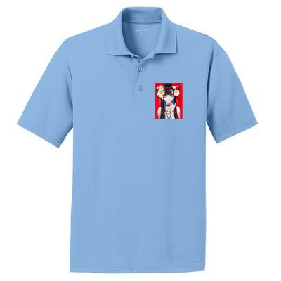 Anime Girl Waifu Japanese Aesthetic Kawaii Otaku Weeb PosiCharge RacerMesh Polo