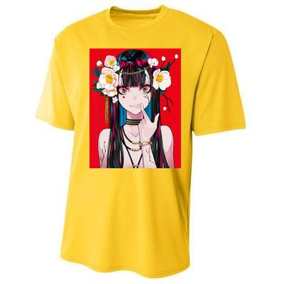 Anime Girl Waifu Japanese Aesthetic Kawaii Otaku Weeb Performance Sprint T-Shirt