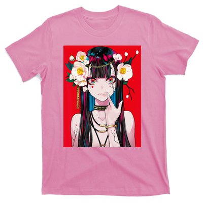 Anime Girl Waifu Japanese Aesthetic Kawaii Otaku Weeb T-Shirt