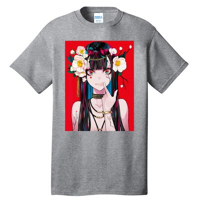 Anime Girl Waifu Japanese Aesthetic Kawaii Otaku Weeb Tall T-Shirt