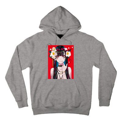 Anime Girl Waifu Japanese Aesthetic Kawaii Otaku Weeb Tall Hoodie