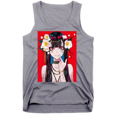 Anime Girl Waifu Japanese Aesthetic Kawaii Otaku Weeb Tank Top