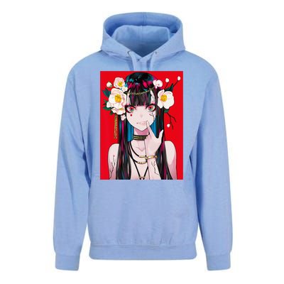 Anime Girl Waifu Japanese Aesthetic Kawaii Otaku Weeb Unisex Surf Hoodie