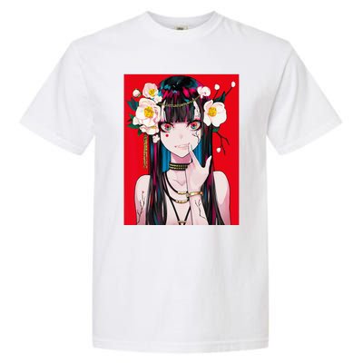 Anime Girl Waifu Japanese Aesthetic Kawaii Otaku Weeb Garment-Dyed Heavyweight T-Shirt