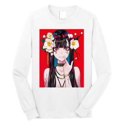 Anime Girl Waifu Japanese Aesthetic Kawaii Otaku Weeb Long Sleeve Shirt