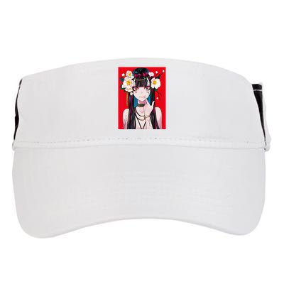 Anime Girl Waifu Japanese Aesthetic Kawaii Otaku Weeb Adult Drive Performance Visor