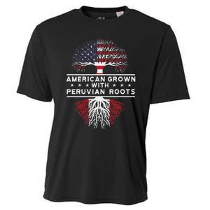 American Grown With Peruvian Roots Peru Cooling Performance Crew T-Shirt